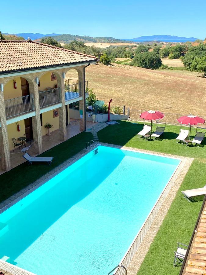 Hotel Ristorante Le Querciolaie Dei Ricci ฟอนเตบลันดา ภายนอก รูปภาพ